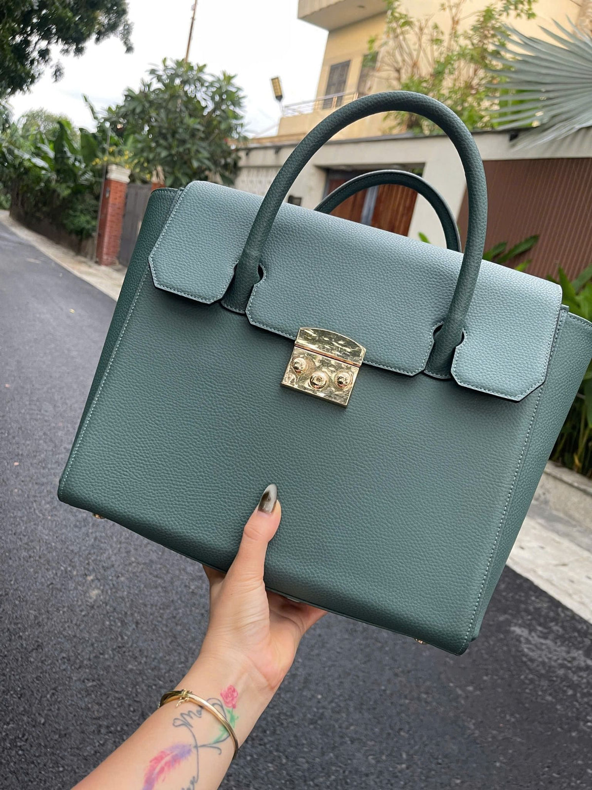 Túi Da Đeo Chéo Nam Da Thật