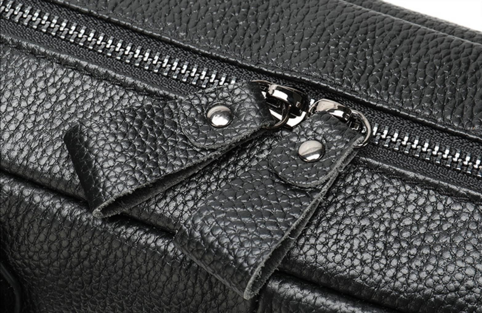 Cặp Đựng Laptop Da Bò Thật Xách Tay & Đeo Chéo Bussiness Men TUDA SBM256