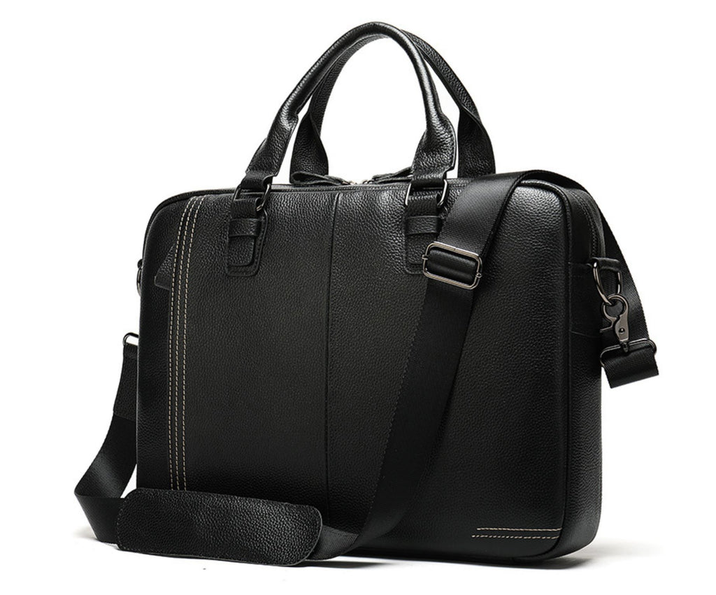 Cặp Đựng Laptop Da Bò Thật Xách Tay & Đeo Chéo Bussiness Men TUDA SBM256