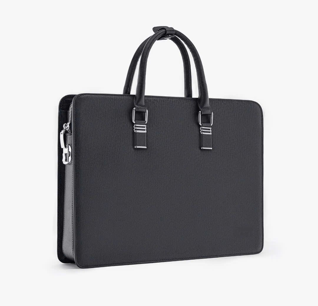 Cặp Da TAIGA Doanh Nhân Cao Cấp Khóa Số Đựng Laptop & Hồ Sơ TUDA SBM382