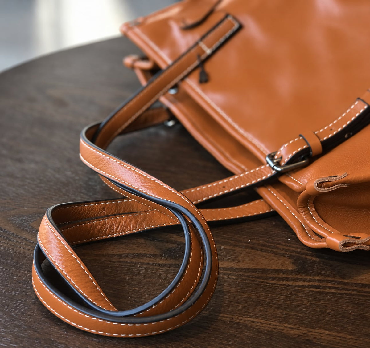 Túi TOTE Da Thật VINTAGE Dành Cho Nữ , Đa Năng Xách Tay & Công Sở SBM435