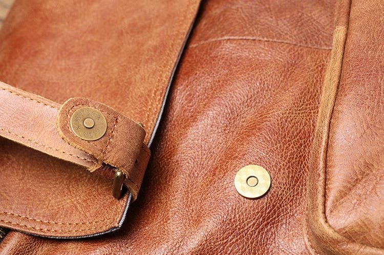 Balo Da Bò Thật RETRO Du Lịch & Đựng Laptop BPL392