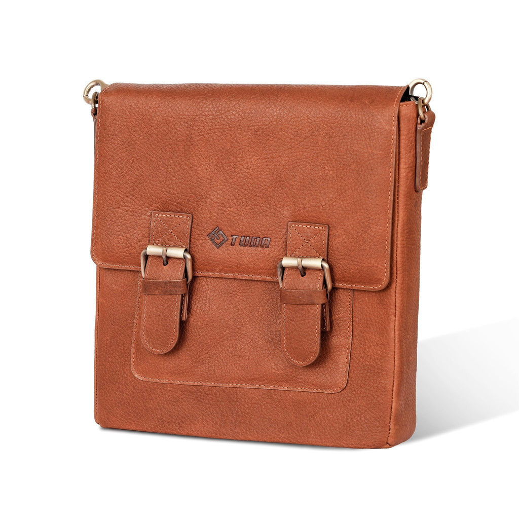 Cặp Đeo Chéo TUDA Da Bò Sáp Handmade TUDA SBM377