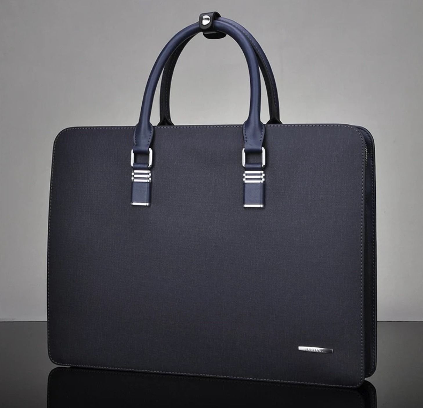 Cặp Da TAIGA Doanh Nhân Cao Cấp Khóa Số Đựng Laptop & Hồ Sơ TUDA SBM382