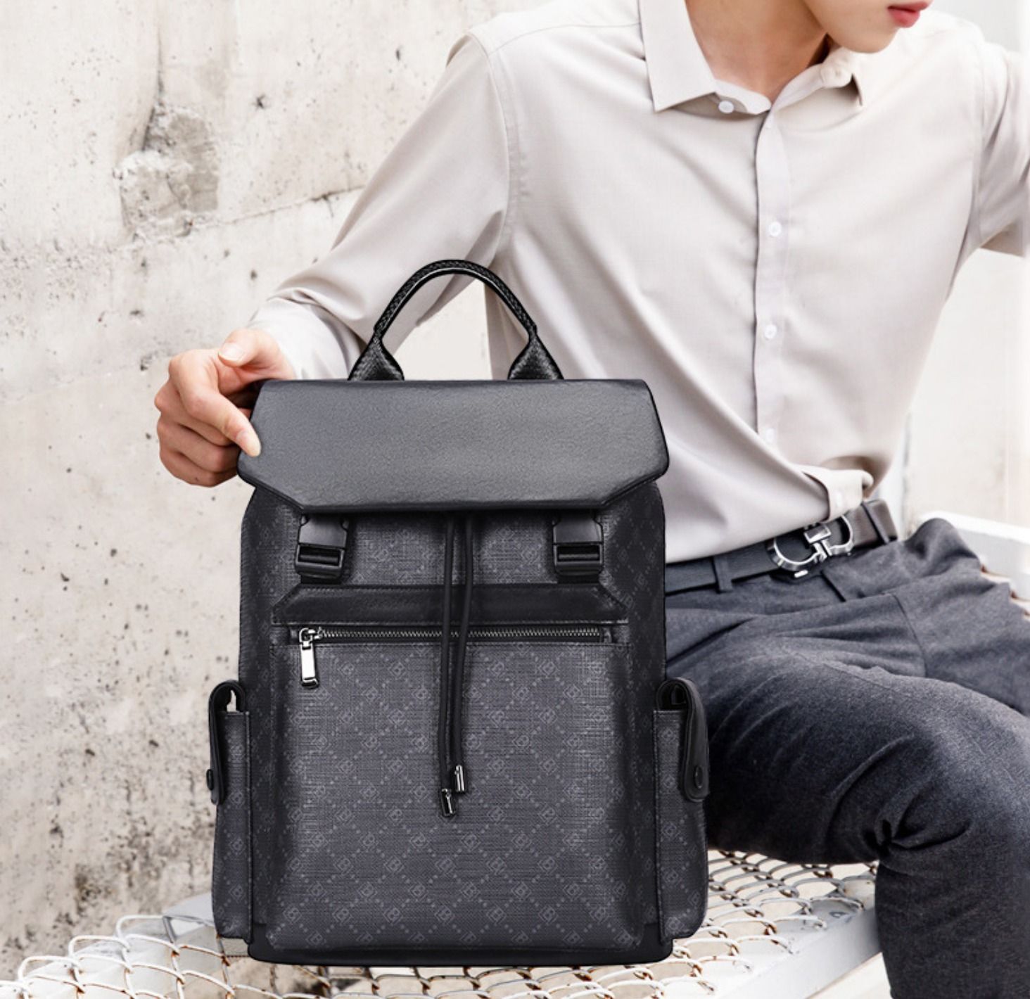 Balo Da TAIGA Cao Cấp VINTAGE Đa Chức Năng BPL345