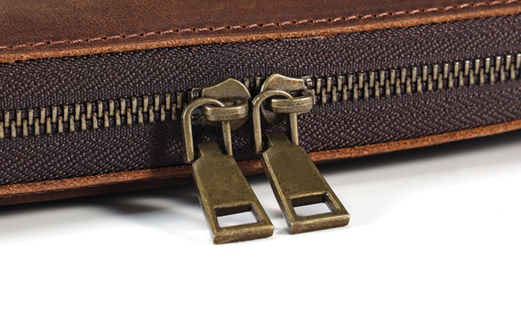 Cặp Xách Tay Da Bò Sáp Cao Cấp Đựng Laptop Bussiness Men TUDA SBM386