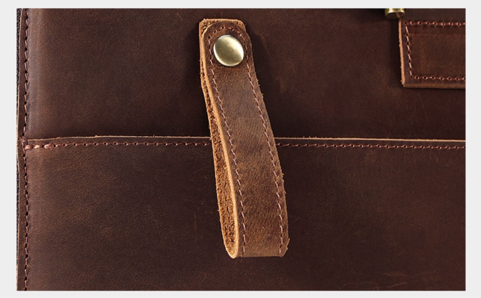 Cặp Xách Tay Da Bò Sáp Cao Cấp Đựng Laptop Bussiness Men TUDA SBM386