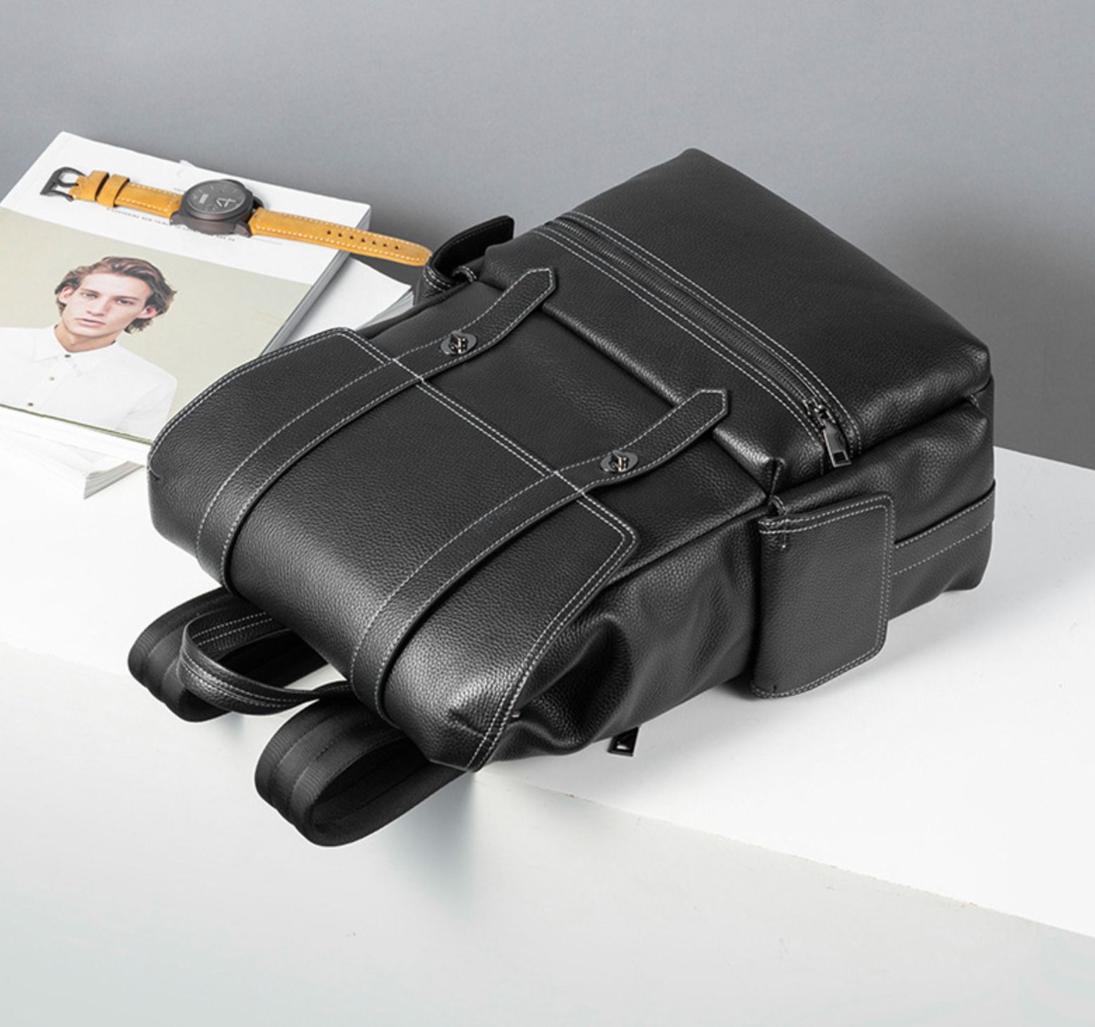 Balo Da Công Sở Đựng Laptop Đa Chức Năng TUDA BPL391