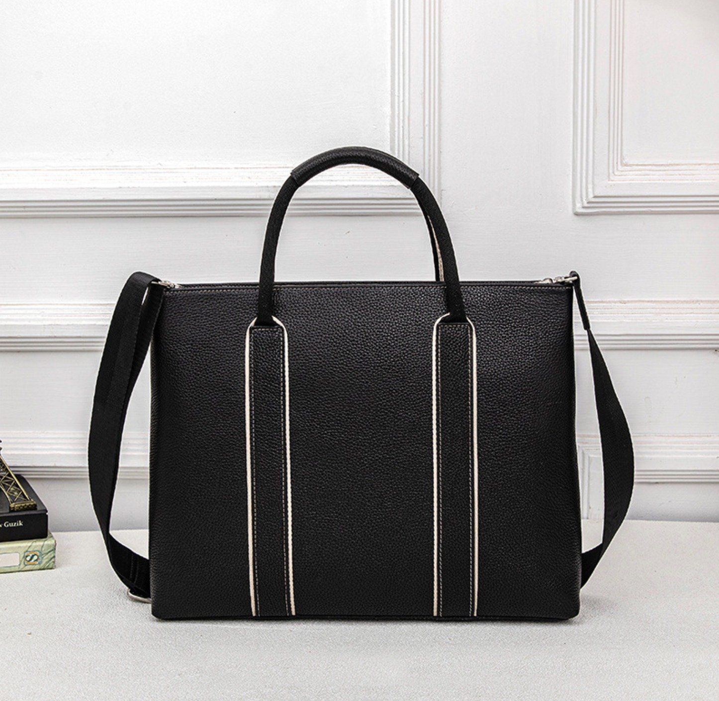 Cặp Da Công Sở & Doanh Nhân Da Bò Nhập Khẩu Đựng Laptop SBM394