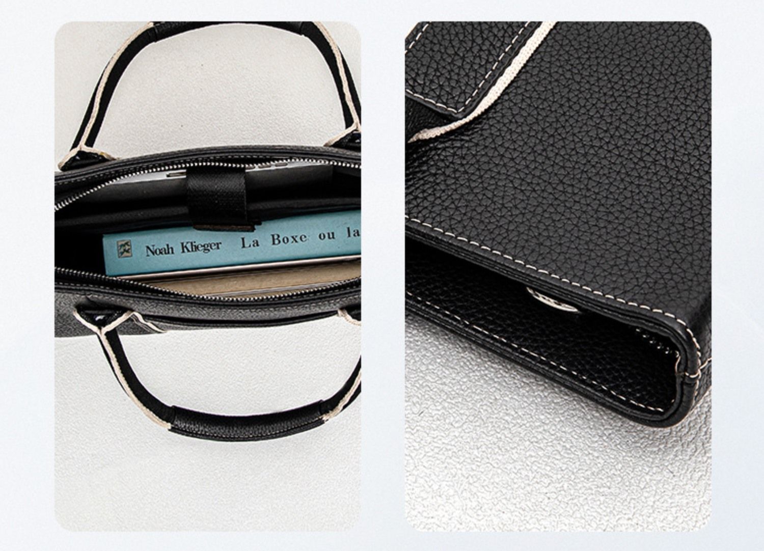 Cặp Da Công Sở & Doanh Nhân Da Bò Nhập Khẩu Đựng Laptop SBM394