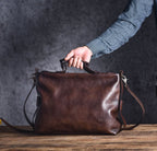 Túi Xách Da Bò VEG Patina Italy Cao Cấp Đa Chức Năng TUDA SBM397