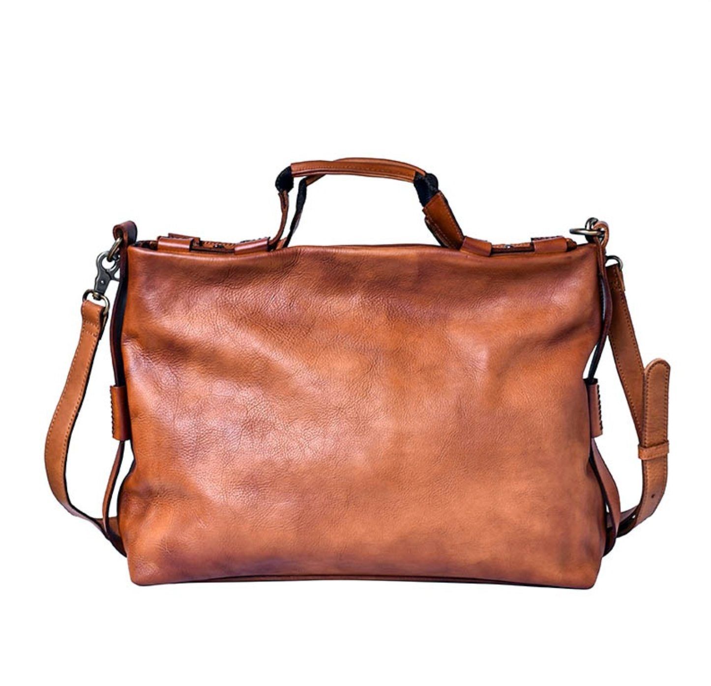 Túi Xách Da Bò VEG Patina Italy Cao Cấp Đa Chức Năng TUDA SBM397