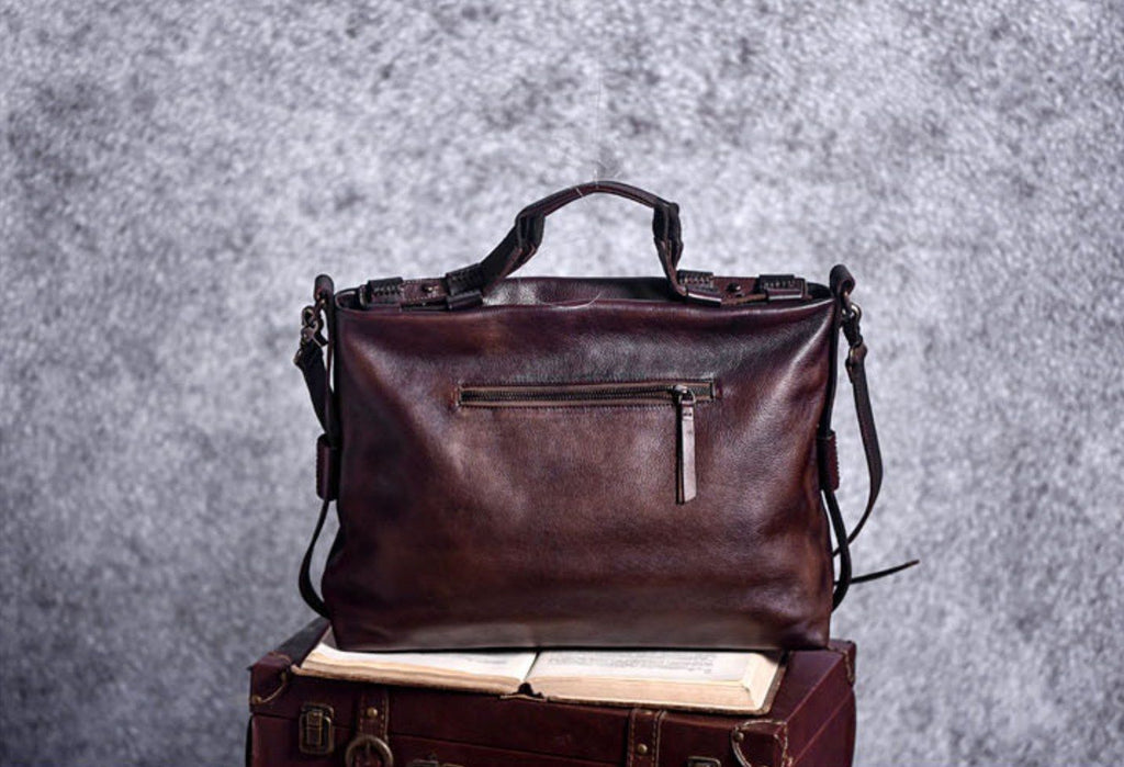 Túi Xách Da Bò VEG Patina Italy Cao Cấp Đa Chức Năng TUDA SBM397