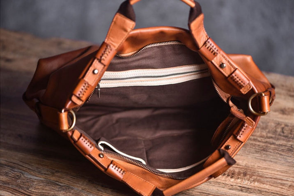 Túi Xách Da Bò VEG Patina Italy Cao Cấp Đa Chức Năng TUDA SBM397