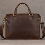 Cặp Da Công Sở Da Bò Sáp Cao Cấp Đựng Laptop RETRO SBM384