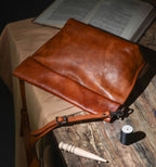 Túi Xách Da Bò VEG Patina Italy Cao Cấp Đựng Laptop & Hồ Sơ GAKKE SBM401