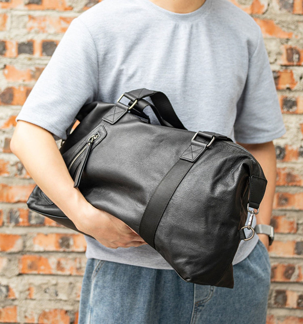 Túi Xách Du Lịch Da Thật VEG Patina Ý Nhập Khẩu TUDA TBL404