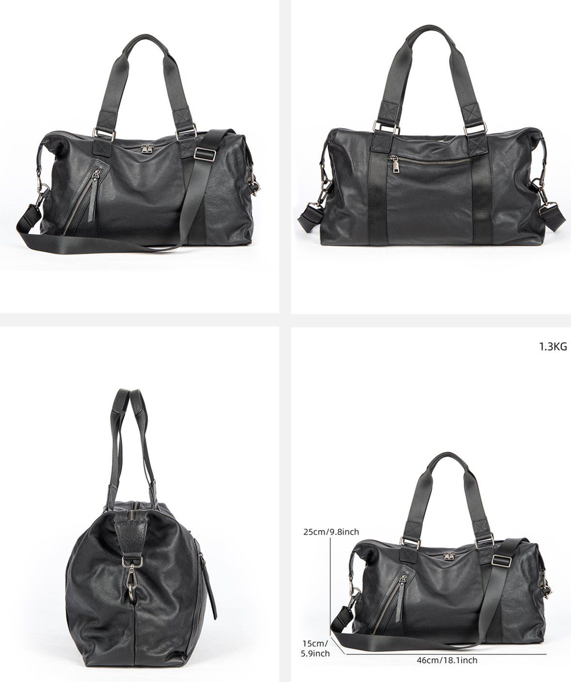 Túi Xách Du Lịch Da Thật VEG Patina Ý Nhập Khẩu TUDA TBL404