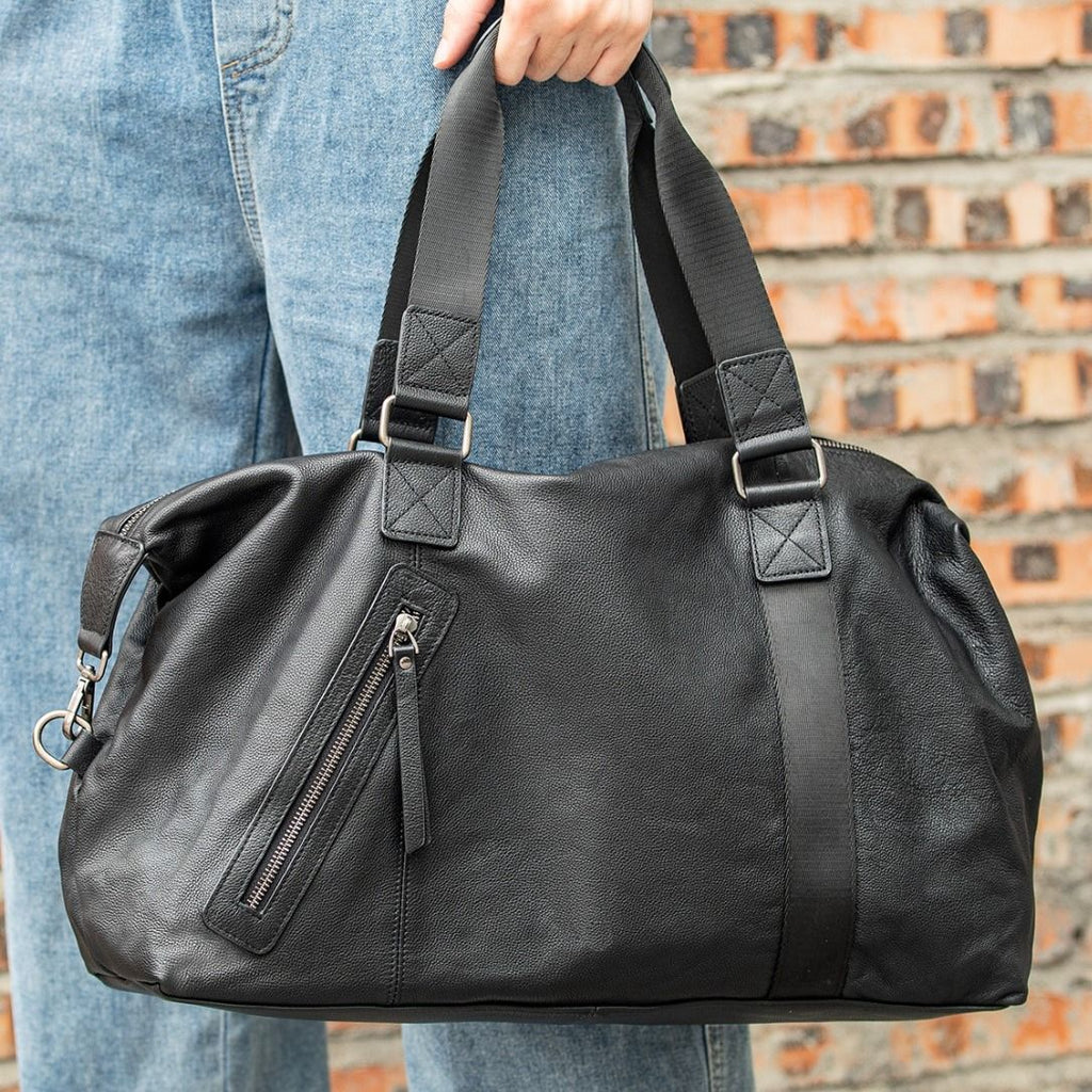 Túi Xách Du Lịch Da Thật VEG Patina Ý Nhập Khẩu TUDA TBL404