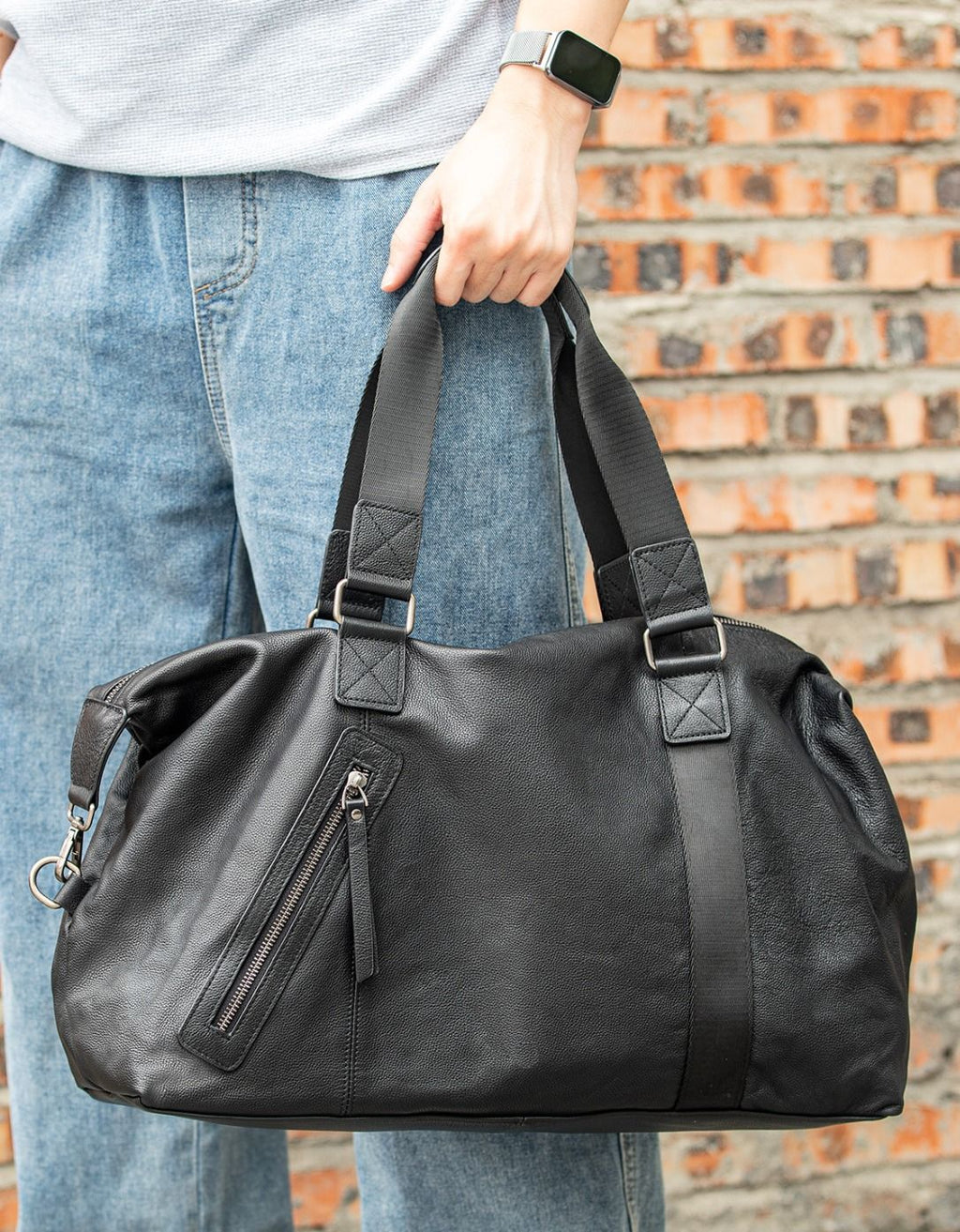 Túi Xách Du Lịch Da Thật VEG Patina Ý Nhập Khẩu TUDA TBL404