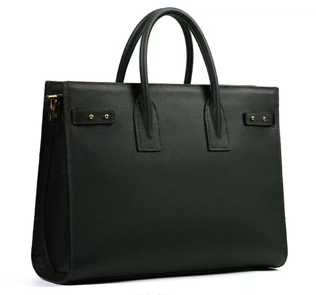 Cặp Da Công Sở Da Bò TOGO Cao Cấp Đựng Laptop & Hồ Sơ SBM396