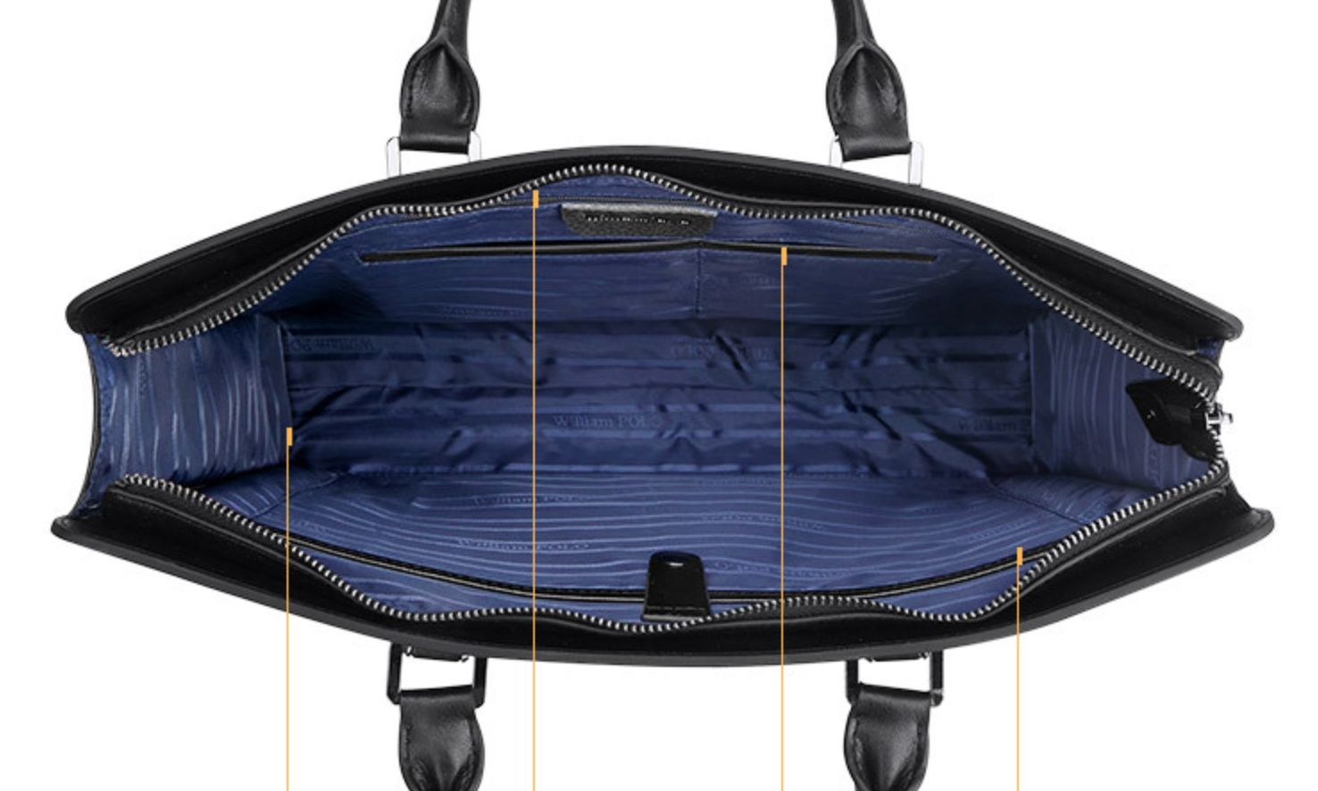 Cặp Da Công Sở Cao Cấp William POLO Đựng Laptop & Hồ Sơ SBM405