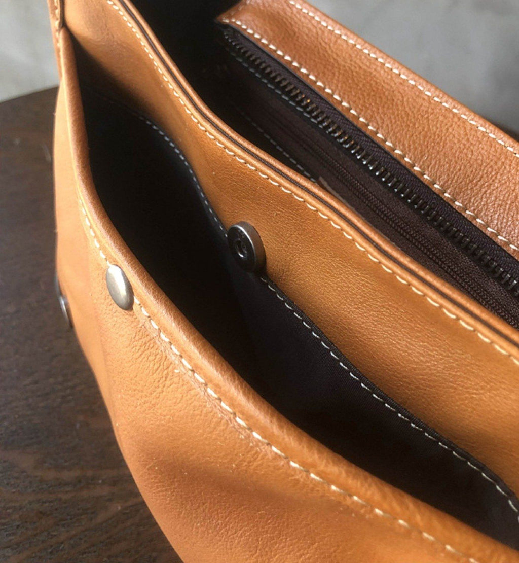 Túi Da Thật Handmade VEG Patina Đựng iPad RETRO TUDA SBM406