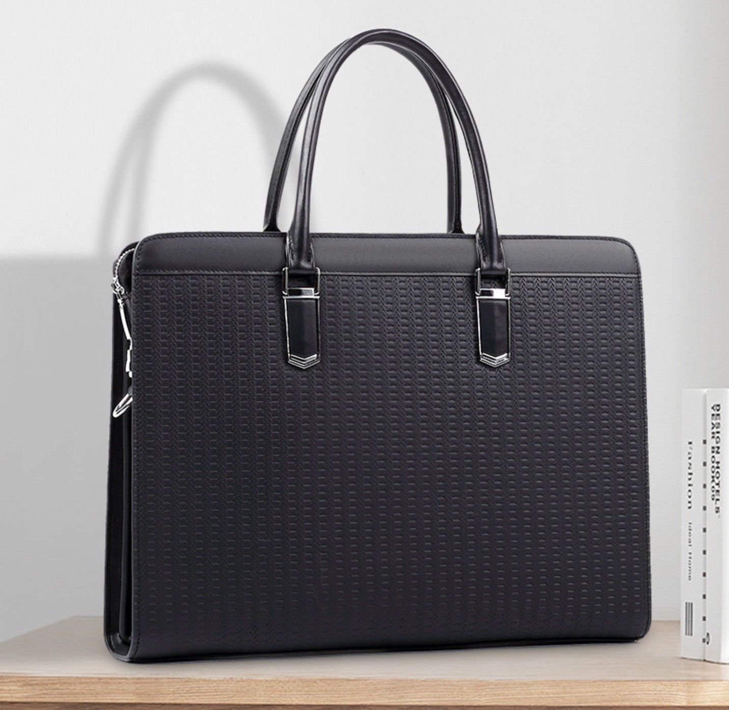 Cặp Da TAIGA Cao Cấp Khóa Số Đựng Laptop & Hồ Sơ TUDA SBM407