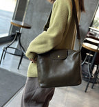 Túi Đeo Chéo Nữ Da Thật VEG Patina Phong Cách Cổ Điển & Sang Trọng TUDA SBM410