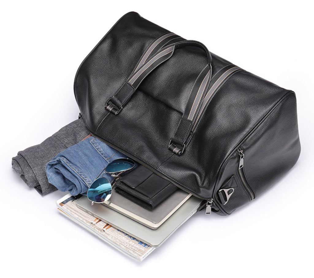 Túi Du Lịch Da Thật Xách Tay & Đeo Chéo VINTAGE TUDA TBL411