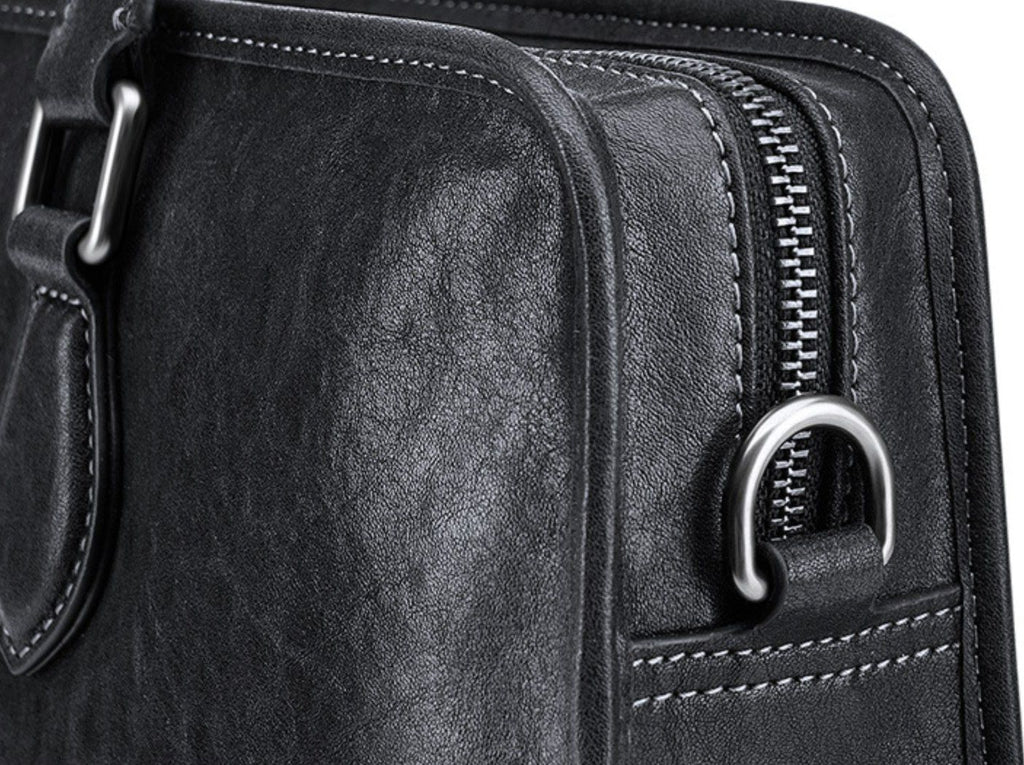 Cặp Da Thật VEG Patina Cao Cấp William POLO Đựng Laptop & Hồ Sơ TUDA SBM412