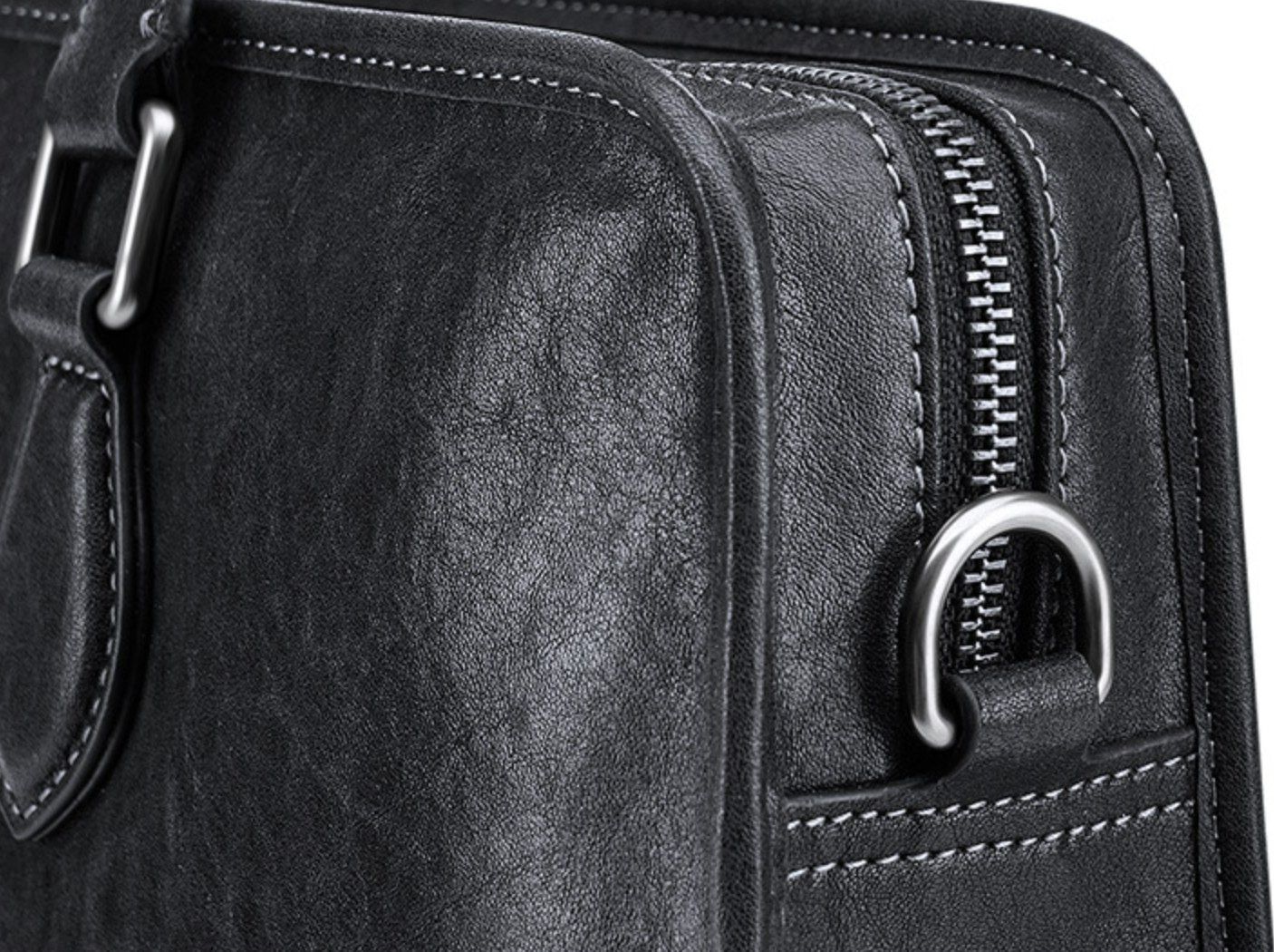 Cặp Da Thật VEG Patina Cao Cấp William POLO Đựng Laptop & Hồ Sơ TUDA SBM412