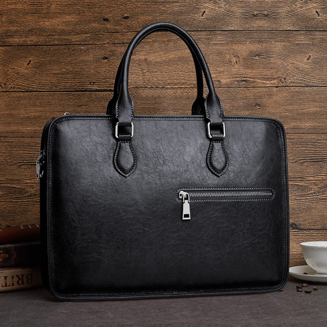 Cặp Da Thật VEG Patina Cao Cấp William POLO Đựng Laptop & Hồ Sơ TUDA SBM412