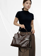 Túi Xách Nữ Công Sở Da Thật CCAMO RETRO Phong Cách Sang Trọng TUDA SBM414