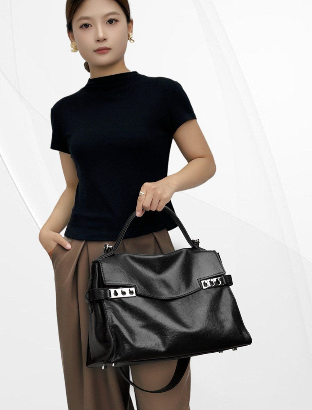 Tuda Túi Xách Nữ Da Thật CCAMO RETRO TUDA SBM414 – Sang Trọng Công Sở – TUDA.vn