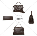 Túi Xách Nữ Công Sở Da Thật CCAMO RETRO Phong Cách Sang Trọng TUDA SBM414