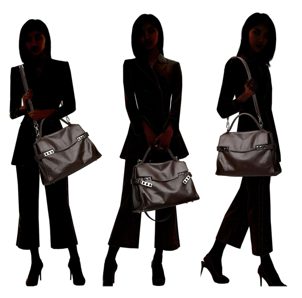 Túi Xách Nữ Công Sở Da Thật CCAMO RETRO Phong Cách Sang Trọng TUDA SBM414