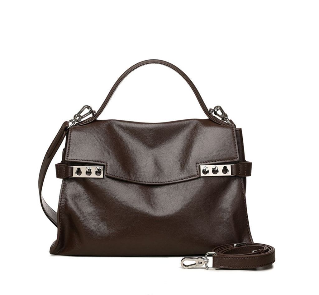 Túi Xách Nữ Công Sở Da Thật CCAMO RETRO Phong Cách Sang Trọng TUDA SBM414