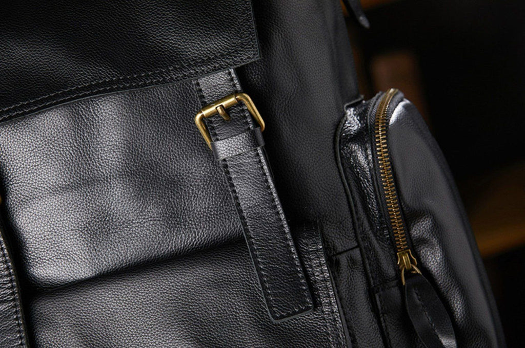 Balo Da Bò Thật VINTAGE Phong Cách Công Sở & Du Lịch Đa Chức Năng TUDA BPL415