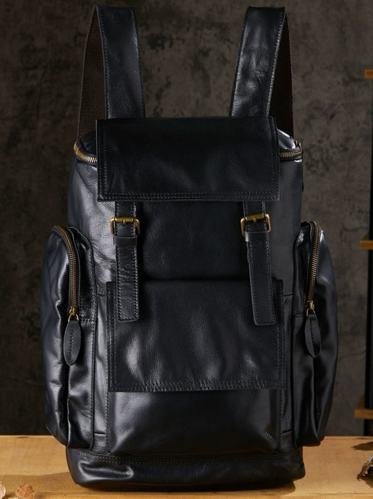 Balo Da Bò Thật VINTAGE Phong Cách Công Sở & Du Lịch Đa Chức Năng TUDA BPL415