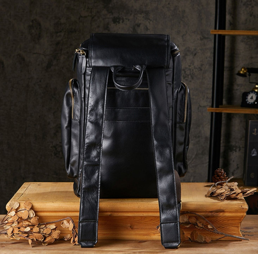 Balo Da Bò Thật VINTAGE Phong Cách Công Sở & Du Lịch Đa Chức Năng TUDA BPL415