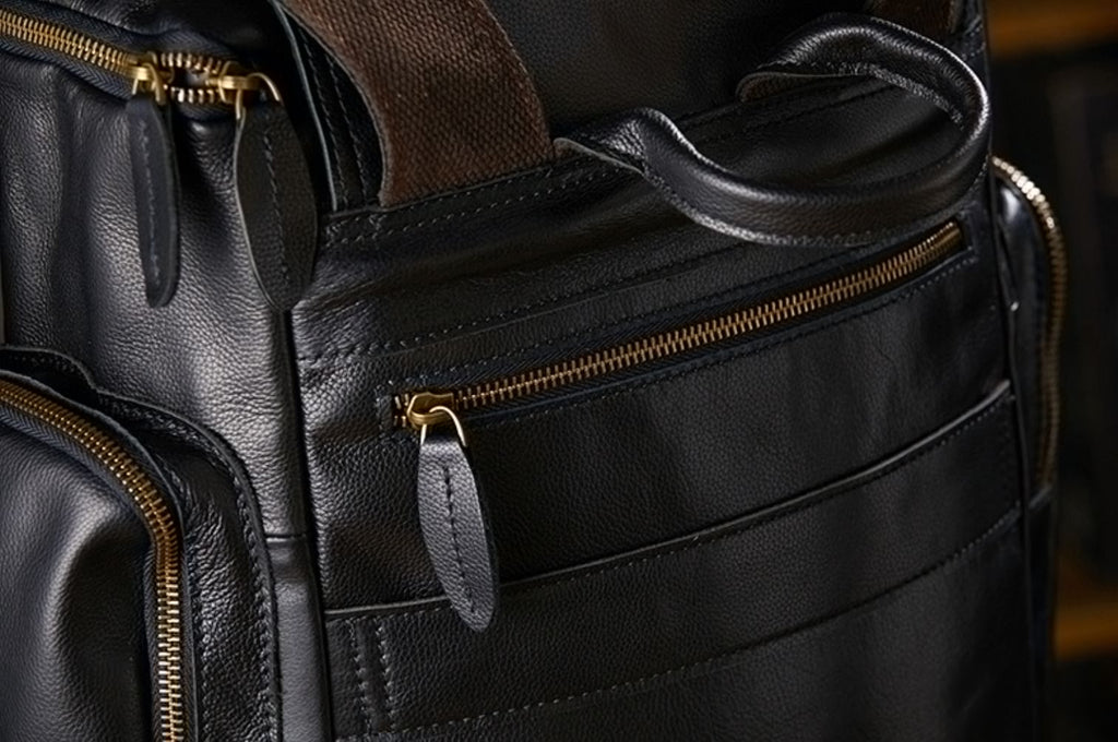 Balo Da Bò Thật VINTAGE Phong Cách Công Sở & Du Lịch Đa Chức Năng TUDA BPL415