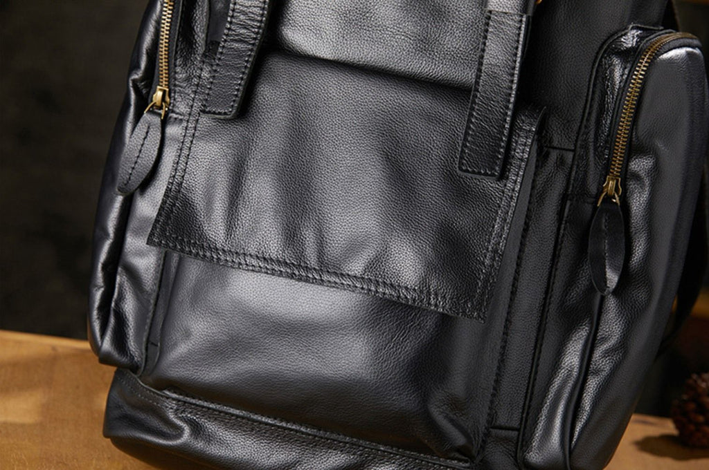 Balo Da Bò Thật VINTAGE Phong Cách Công Sở & Du Lịch Đa Chức Năng TUDA BPL415