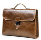 Cặp Da Thật Xách Tay Cao Cấp Đựng Laptop & Hồ Sơ TUDA SBM421