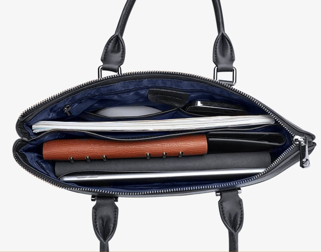 Cặp Da Công Sở & Doanh Nhân Cao Cấp WP Đựng Laptop & Hồ Sơ TUDA SBM422