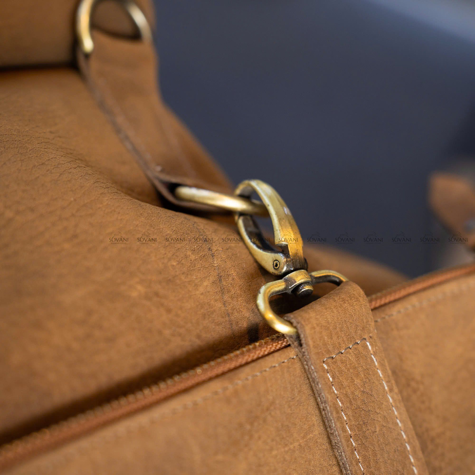 Balo Da Bò Sáp HANDMADE Chứa Laptop Đa Chức Năng TUDA BPL417