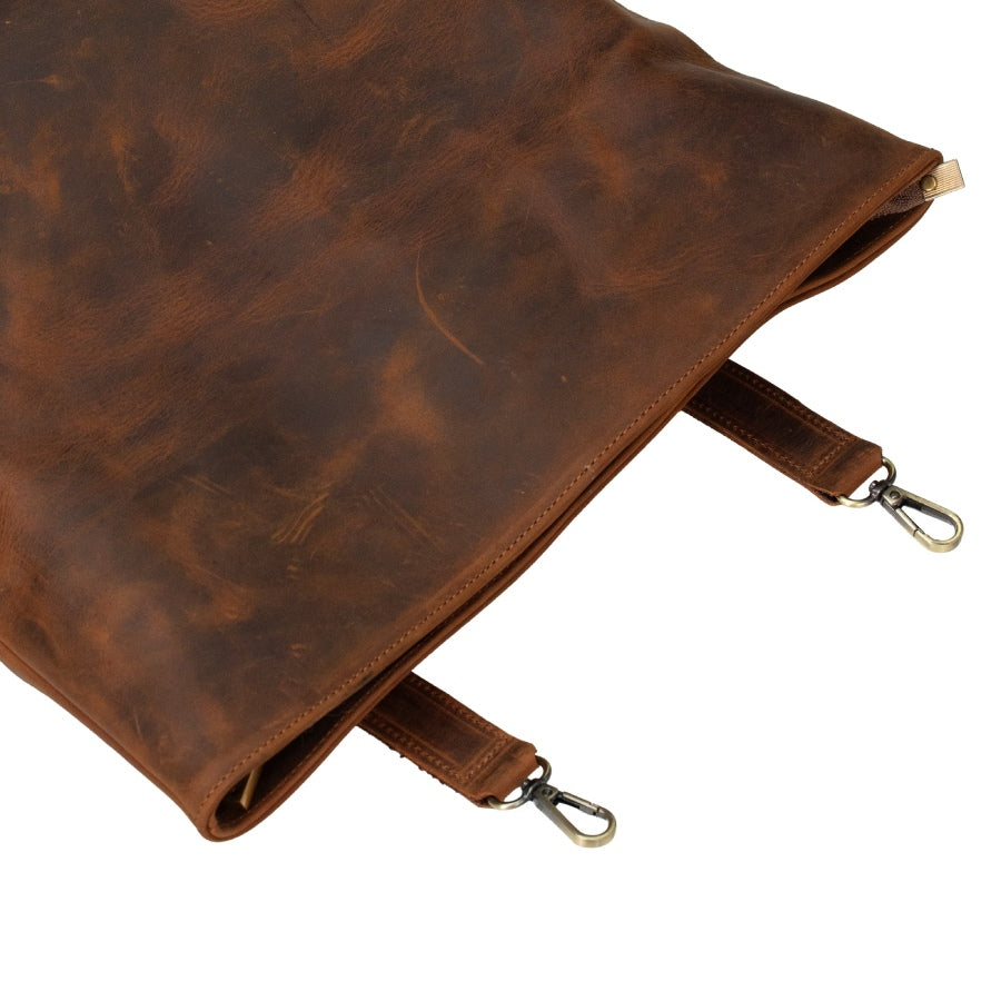Balo Da Bò Sáp HANDMADE Chứa Laptop Đa Chức Năng TUDA BPL417