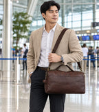 Túi Du Lịch Da Bò VEG Phong Cách Cổ Điển Âu Mỹ Đa Chức Năng TUDA TBL434