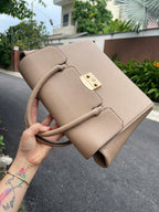 Túi Xách Nữ Da Bò Mill Ý Cao Cấp Đựng Laptop & Hồ Sơ TUDA SBM420