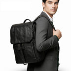 Balo Du Lịch Da Bò Thật RETRO Chứa Laptop Đa Chức Năng BPL311